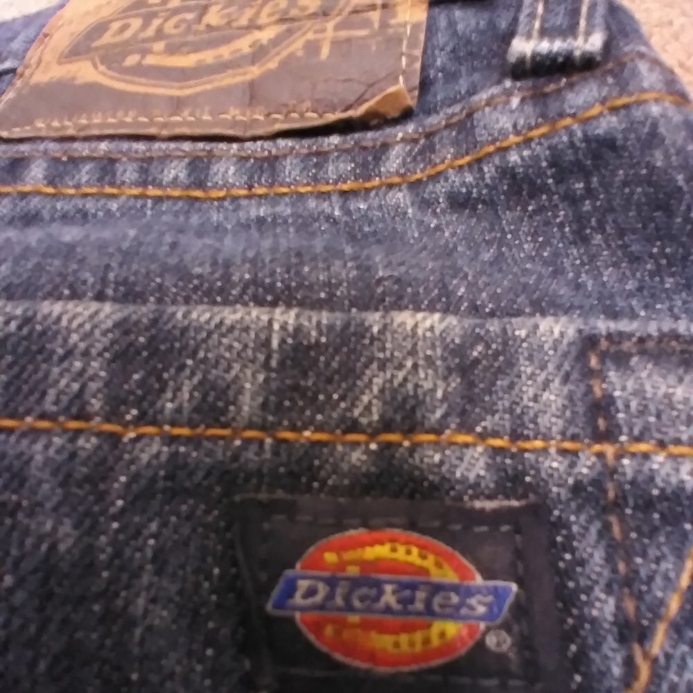 Men’s Dickies Work Wear Jeans Slim 40x30 Blue - Picture 10 of 16